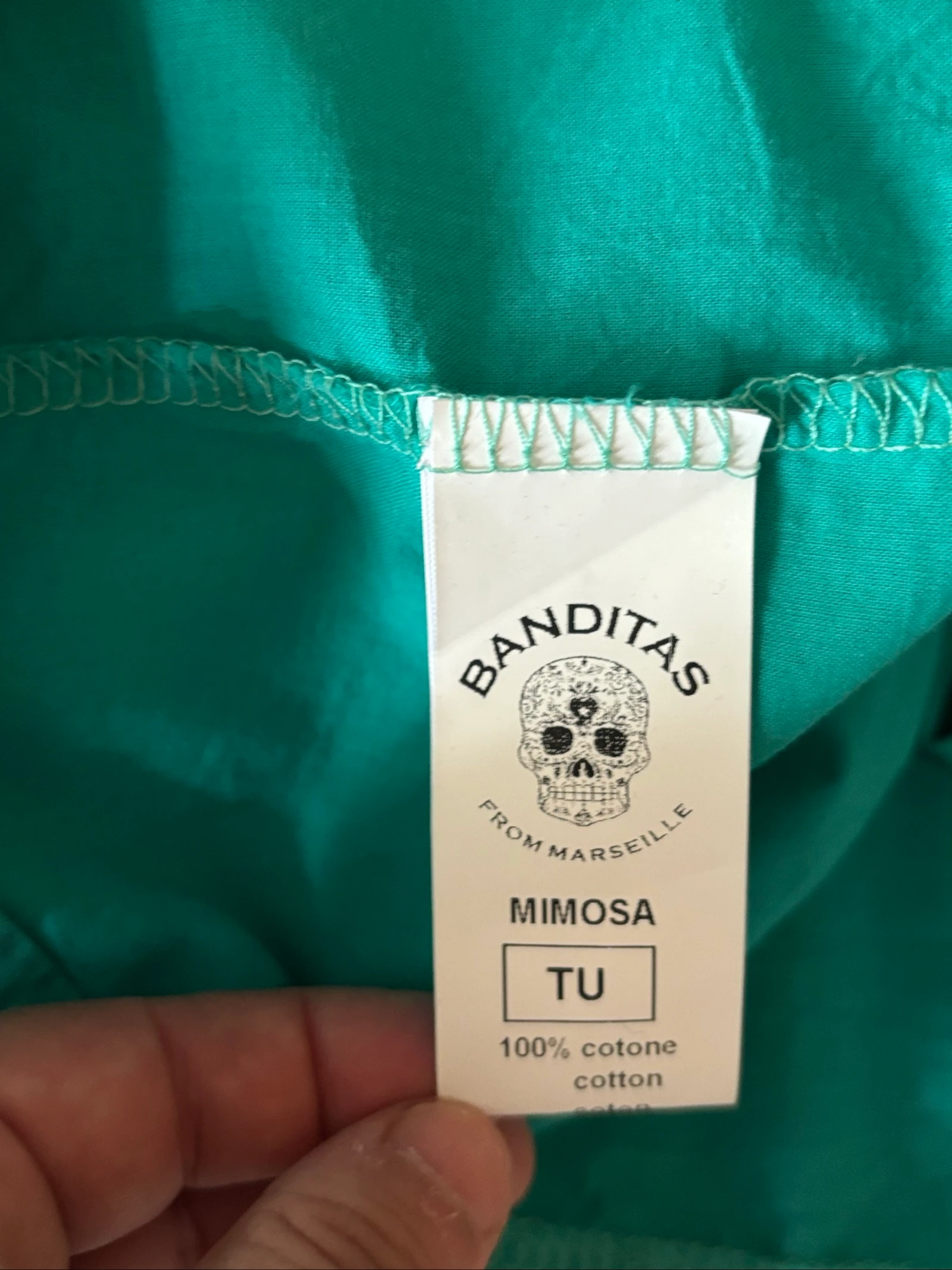 🌸 Blusa de corte reto Banditas de Marselha - Modelo Mimosa - Tamanho único – photo 5